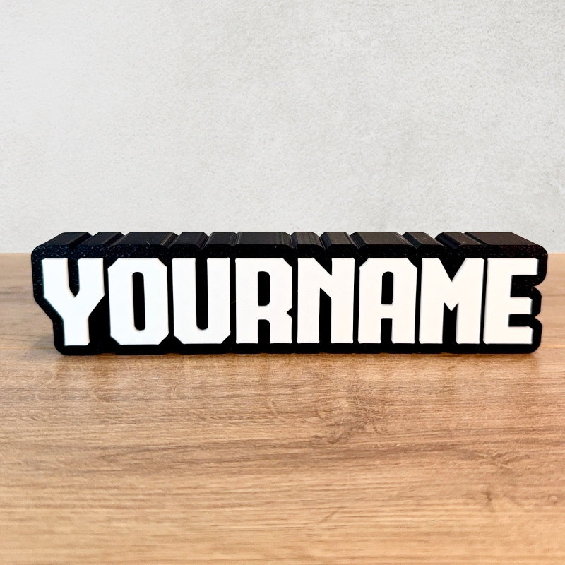 Personalised Call of Duty Style Name Sign - Customise With Any Name