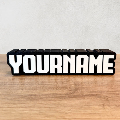 Personalised Call of Duty Style Name Sign - Customise With Any Name