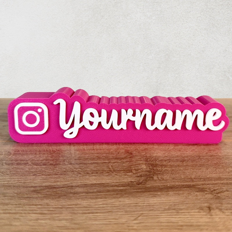 Personalised Instagram Style Name Sign - Customise With Any Name