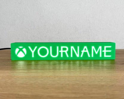 Personalised Xbox Lightbox - Customise With Any Name