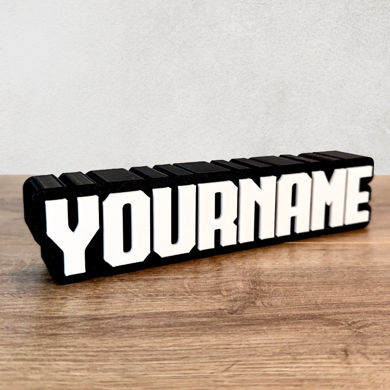 Personalised Call of Duty Style Name Sign - Customise With Any Name