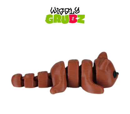 Baby Cat Wiggly Grubz Fidget Animal Toy For Creative Play