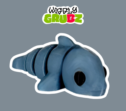 Baby Dolphin Wiggly Grubz Fidget Animal Toy For Creative Play