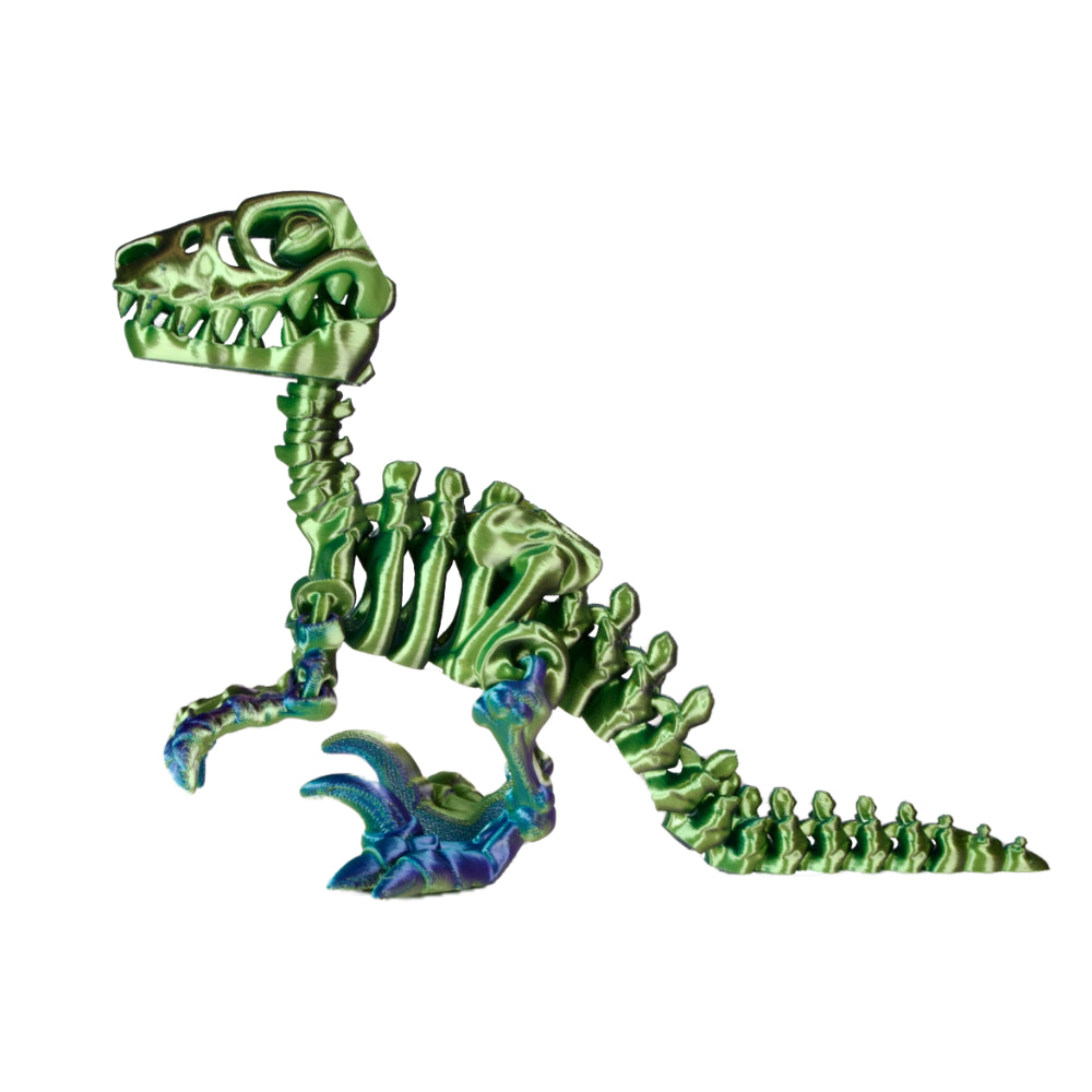 Skellyz Raptor - Articulated Flexi Dinosaur Skeleton Toy