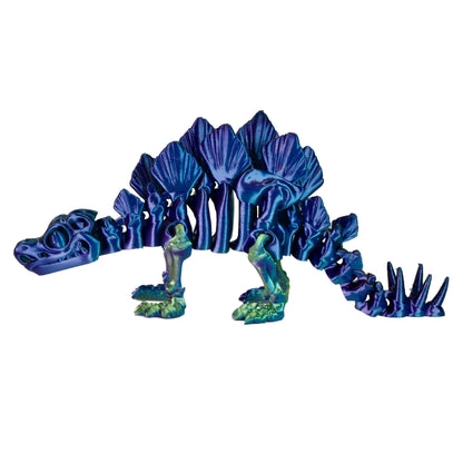 Skellyz Stegosaurus - Articulated Flexi Dinosaur Skeleton Toy