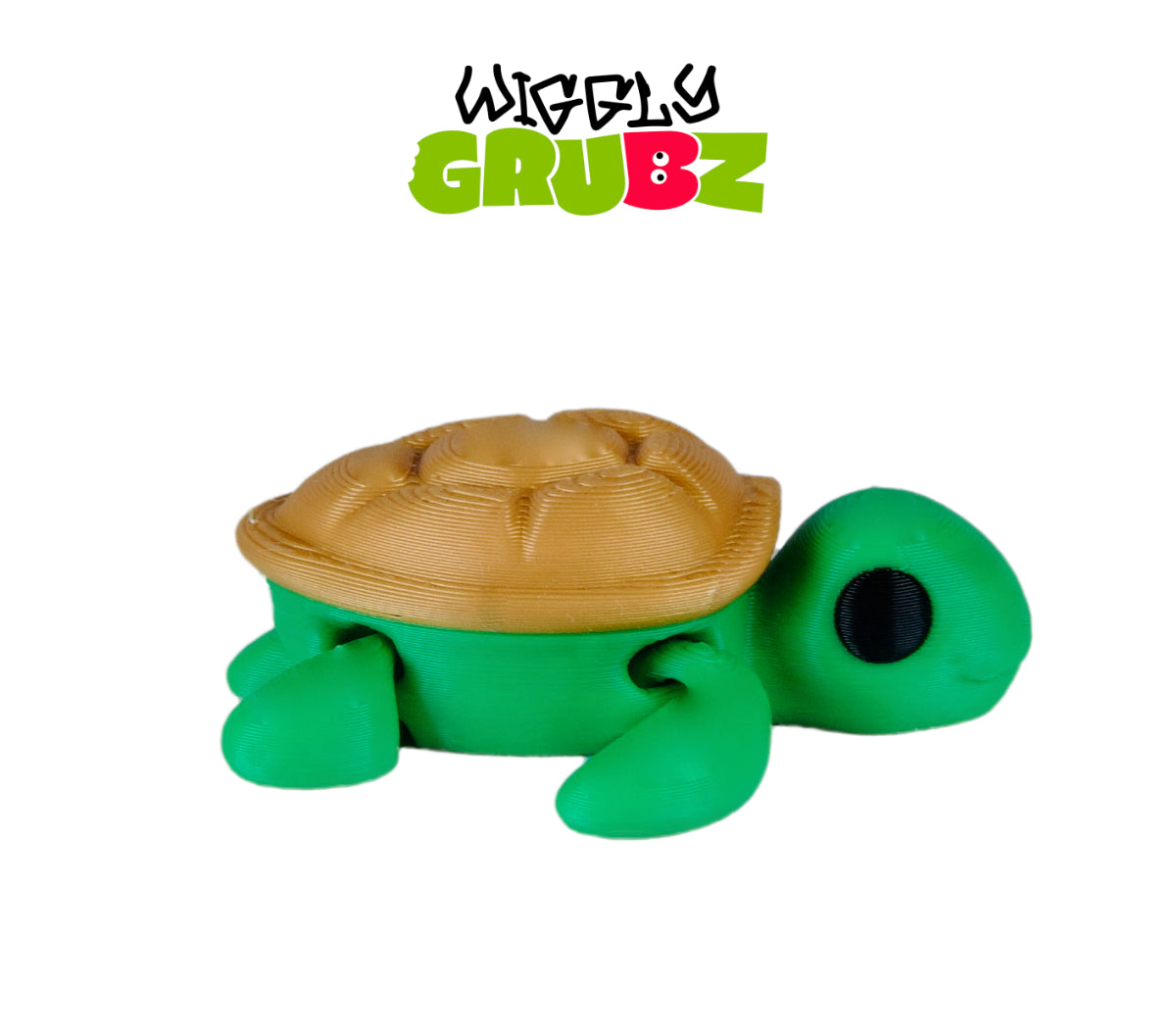 Baby Turtle Wiggly Grubz Fidget Animal Toy For Creative Play